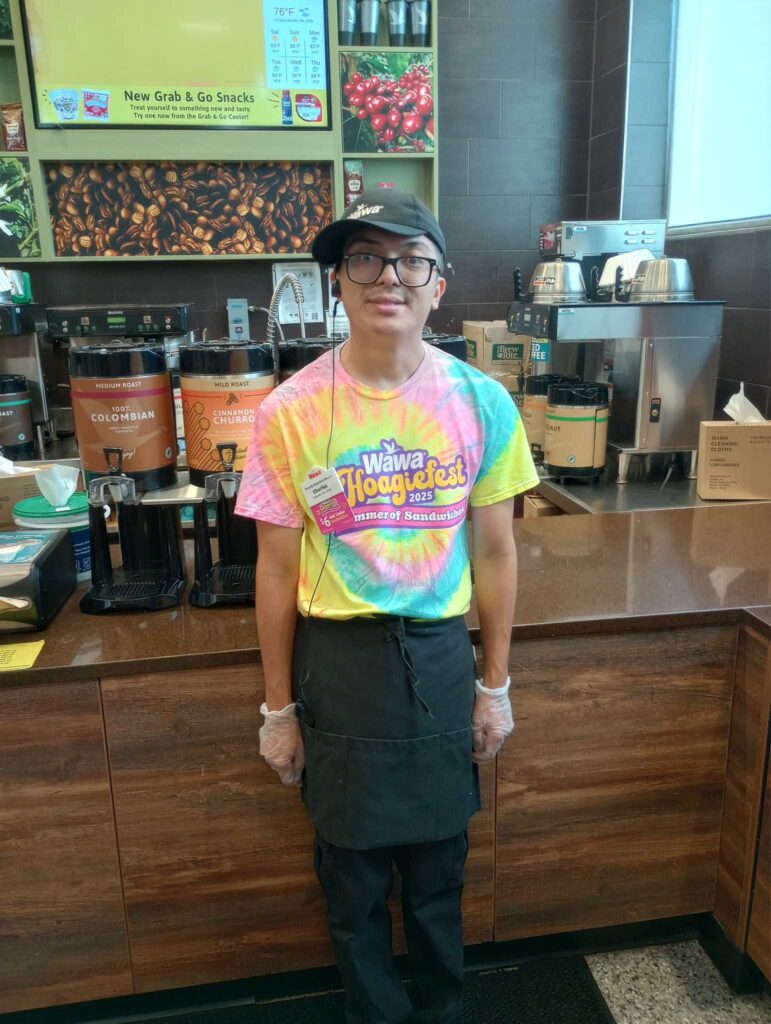 Charles, a barista at Wawa
