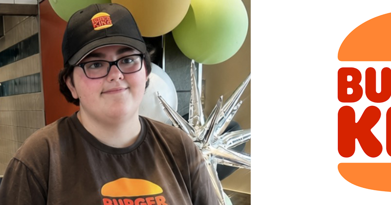 Caitlyn at Burger King