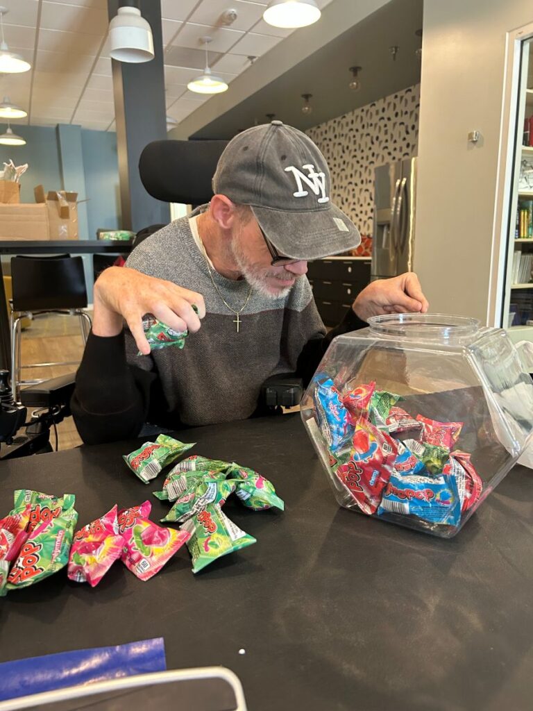 Thomas sorting candy