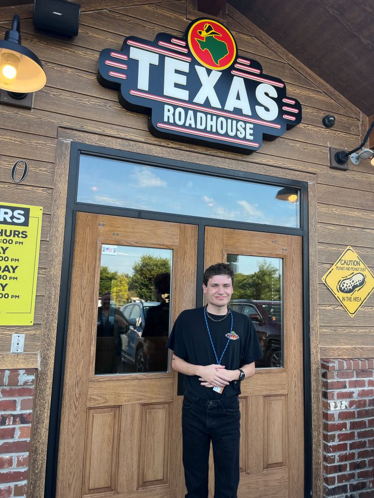 Connor at Texas Roadhouse
