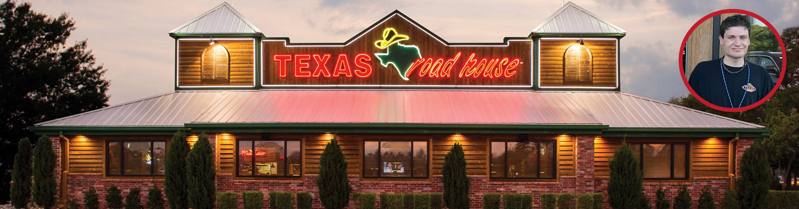 Connor at Texas Roadhouse in Bristol, VA