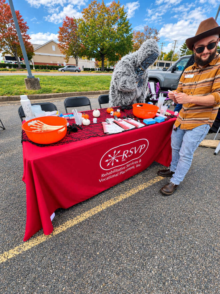 RSVP, Inc. table at Hallowheels 2026